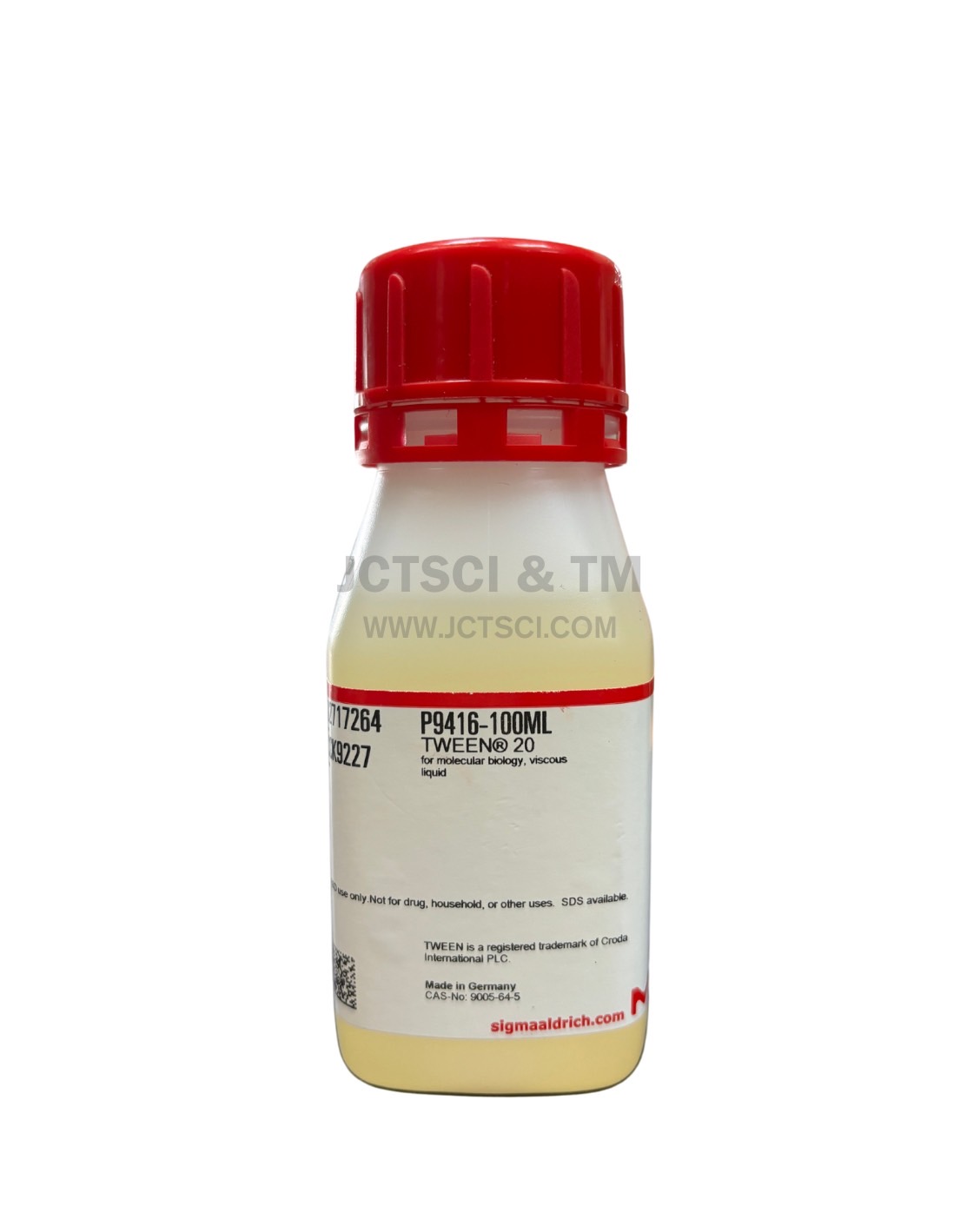 Tween 20, For Molecular Biology, Viscous Liquid, 100 ml. Sigma-Aldrich®