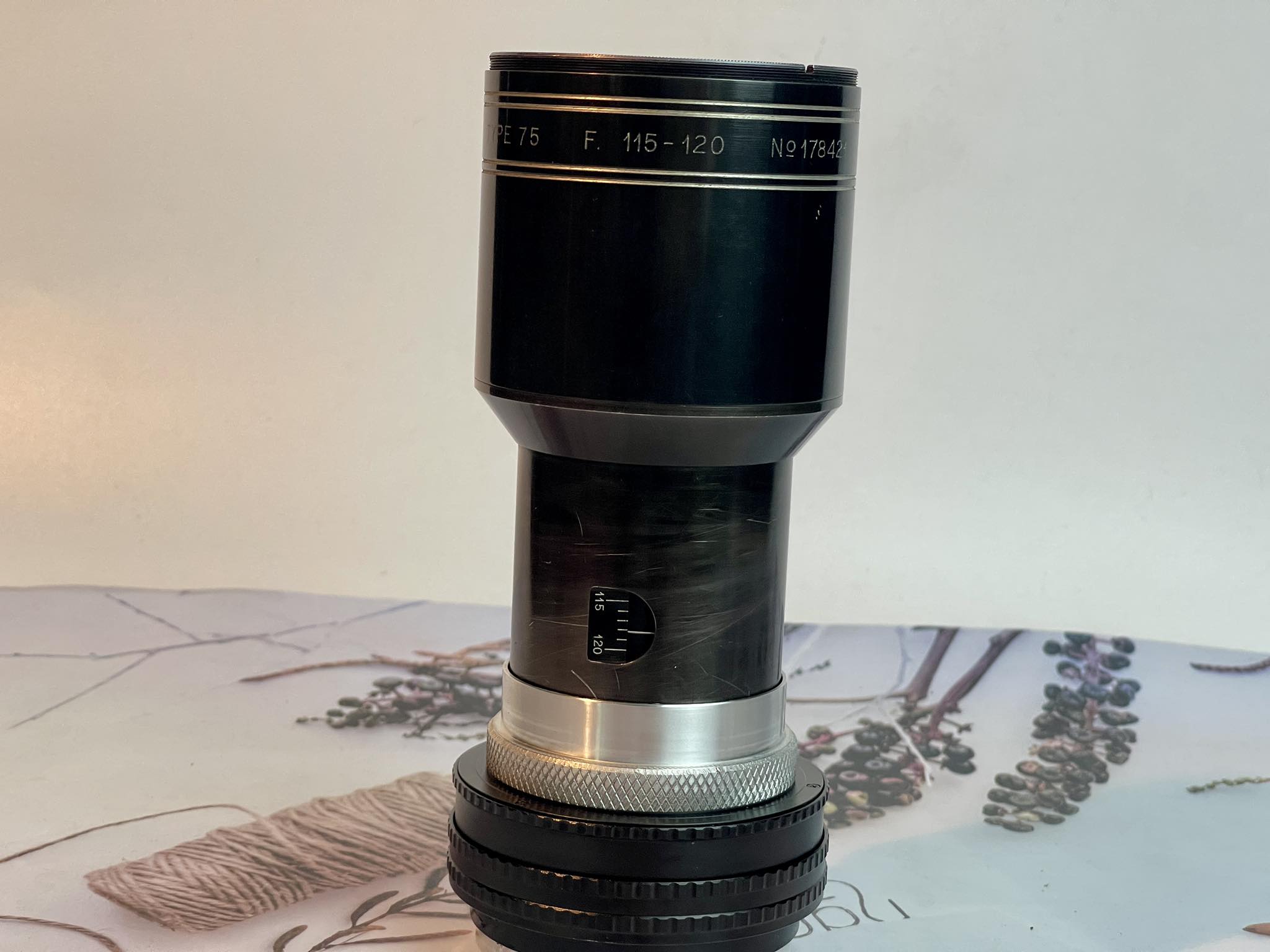 P.ANGENIEUX PARIS ST HEAND AX TYPE 75 F115-120 MODIFIED M39 MOUNT