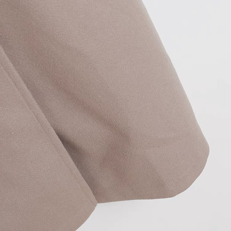 เสื้อโค้ทวูล Trench coat เสื้อโค้ทเฟอร์ โค้ทสักหลาดสีเทาอ่อน แบรนด์ RAY CASSIN