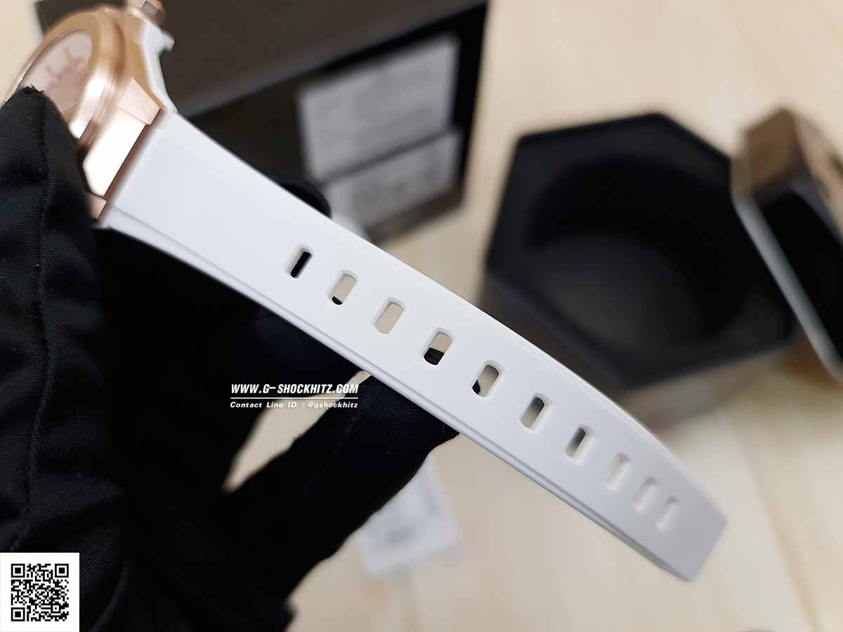CASIO MID YEAR SALE G-MS พร้อมส่ง นาฬิกาข้อมือ นาฬิกากันน้ำ นาฬิกาของแท้ ประกันศูนย์ CMG 1 ปี รุ่น MSG-S500G-7A2 นาฬิกาสีขาว
