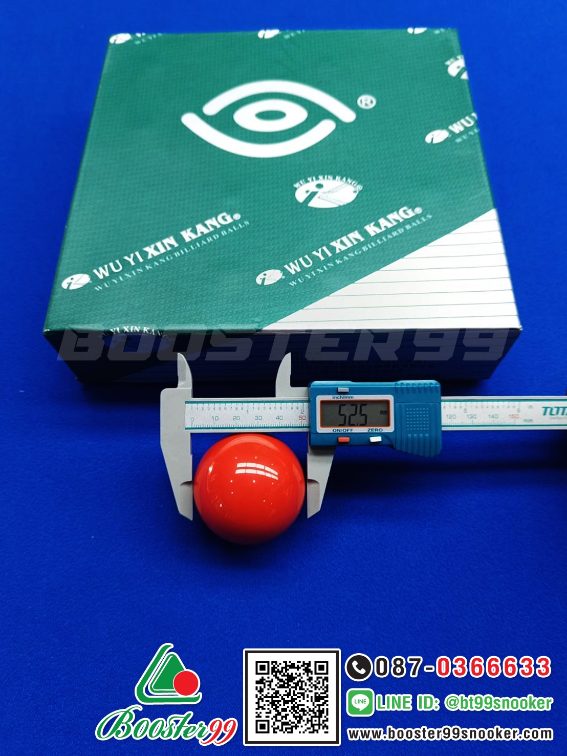 ลูกสนุกเกอร์ 6แดง ขนาดมาตรฐาน 52.5มิล คุณภาพ 3A / 4A (ราคาต่อ 1ชุด-13ลูก)