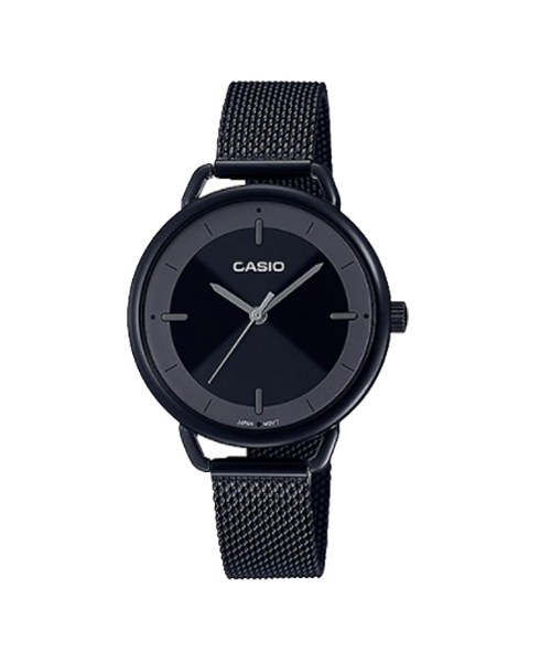 CASIO MID YEAR SALE นาฬิกาคาสิโอ พร้อมส่ง นาฬิกาข้อมือ นาฬิกากันน้ำ นาฬิกาของแท้ BTS ประกันศูนย์ CMG 1 ปี รุ่น LTP-E413MB-1A นาฬิกาสีดำ