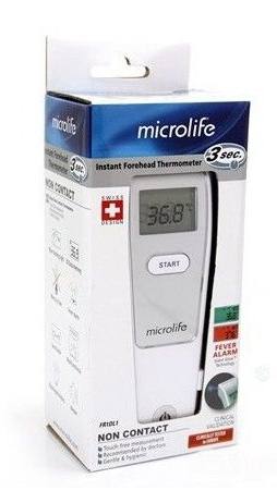 เครื่องวัดอุณหภูมิทางหน้าผาก ระบบอินฟาเรด ยี่ห้อ ไมโครไลฟ์ Microlife รุ่น FR1MF1 (แทน) FR1DL1 ใช้วัดไข้ทางหน้าผากโดยที่เครื่องไม่ต้องสัมผัสกับผิวหนัง มีแสงสีฟ้านาทางทาให้ไม่พลาดตำแหน่งในการวัด ผลิตภัณฑ์สวิตเซอร์แลนด์ รับประกันสินค้า 2 ปี พร้อมดูแลตลอดอายุ