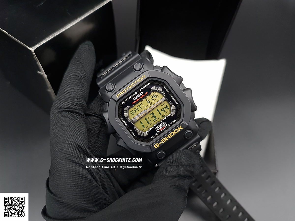 CASIO G-SHOCK นาฬิกาข้อมือ นาฬิกากันน้ำ นาฬิกาของแท้ ประกันศูนย์ CMG 1 ปี รุ่น GXW-56-1BJ นาฬิกาสีดำ