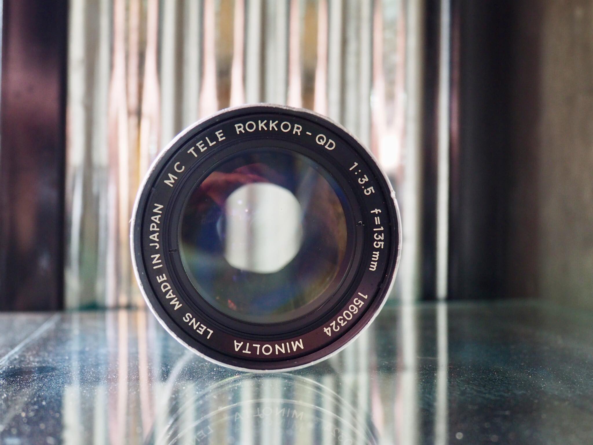 MINOLTA MC TELE ROKKOR-QD 135MM. F.3.5 MD MOUNT