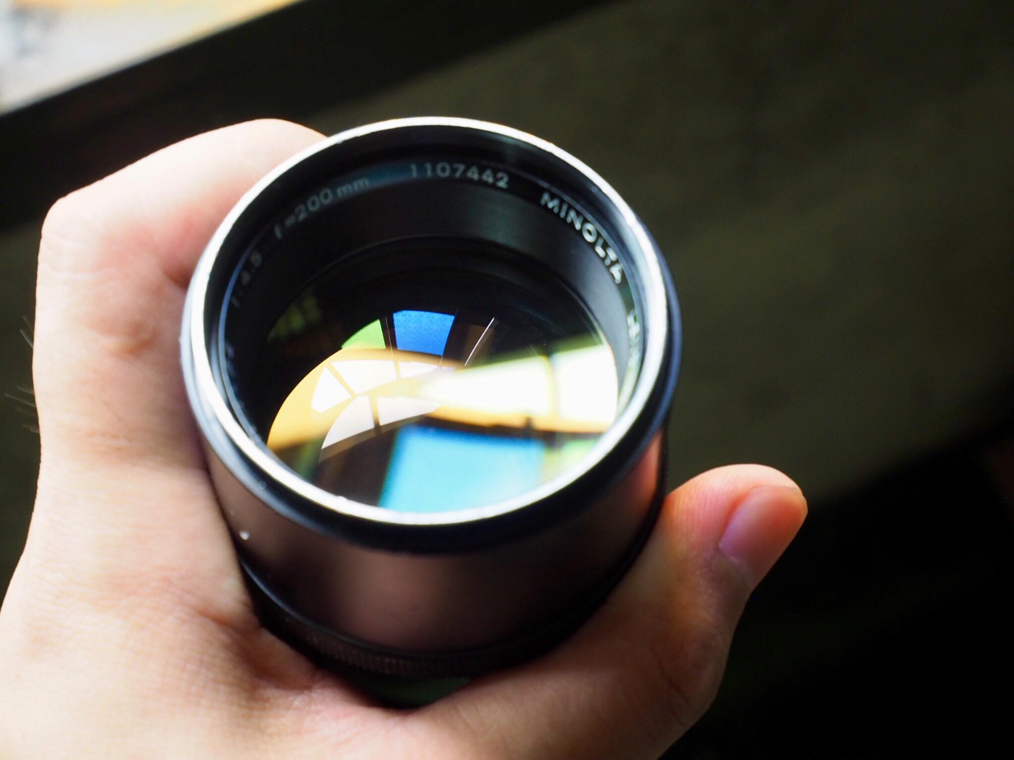 MINOLTA MC TELE ROKKOR-PE 200MM. F.4.5 MD MOUNT