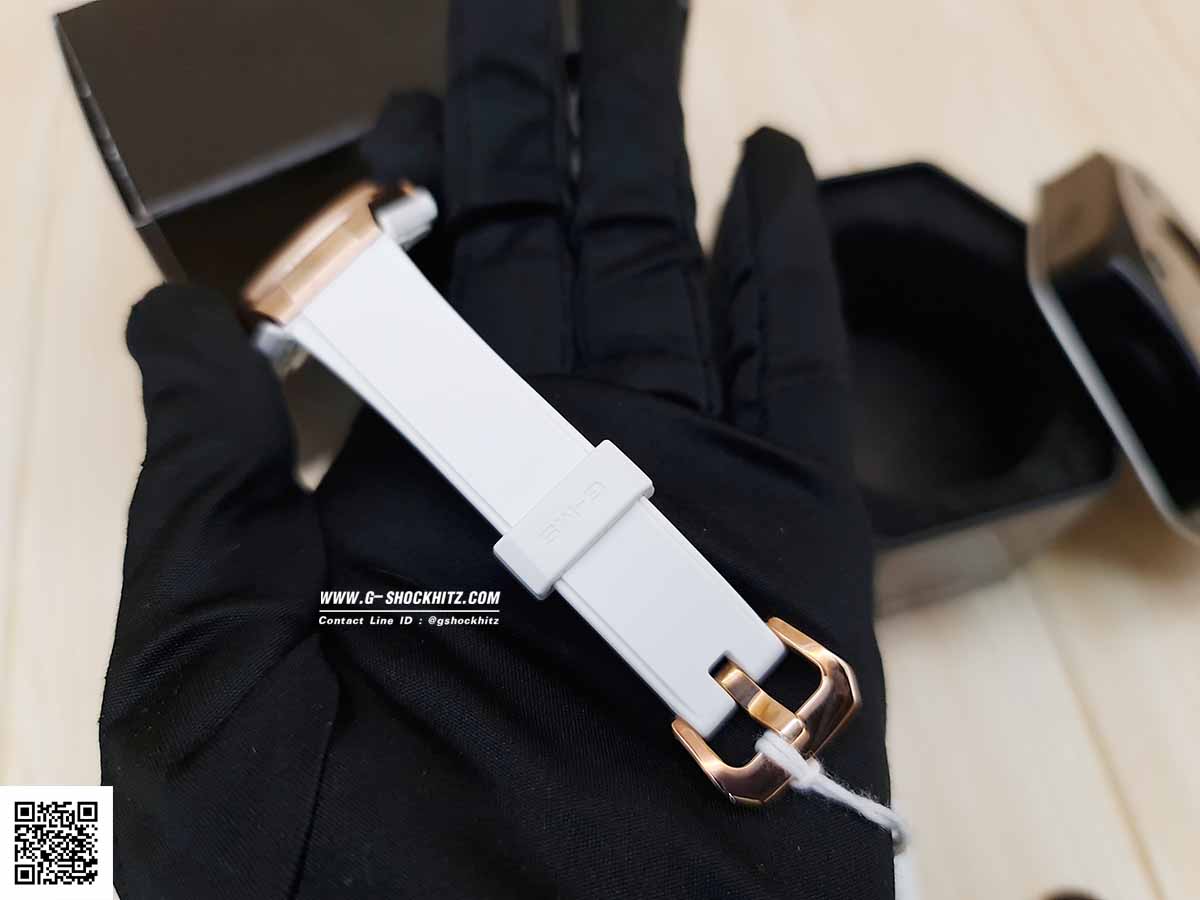CASIO MID YEAR SALE G-MS พร้อมส่ง นาฬิกาข้อมือ นาฬิกากันน้ำ นาฬิกาของแท้ ประกันศูนย์ CMG 1 ปี รุ่น MSG-S500G-7A2 นาฬิกาสีขาว