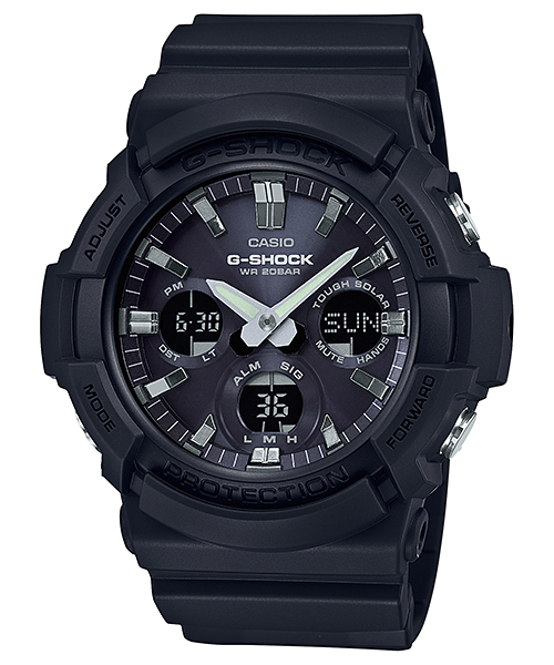 CASIO G-SHOCK นาฬิกาข้อมือ นาฬิกากันน้ำ นาฬิกาของแท้ ประกันศูนย์ CMG 1 ปี รุ่น GAS-100B-1A นาฬิกาสีดำ