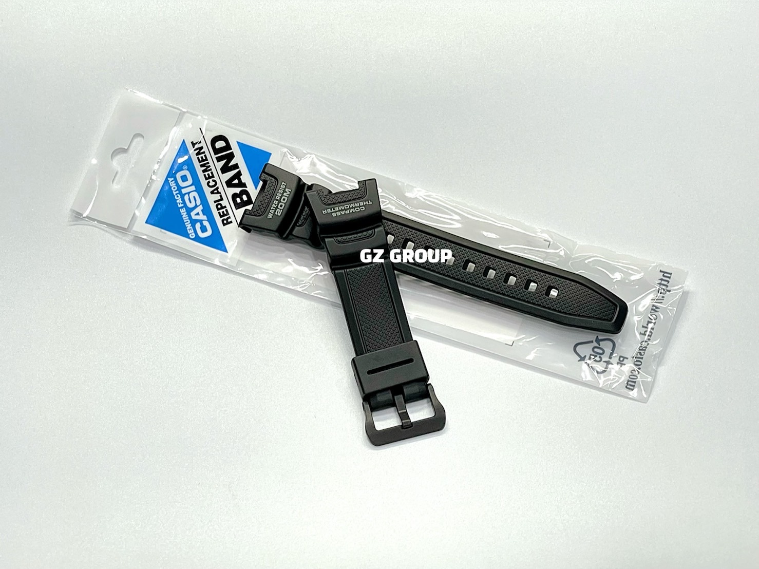 CASIO GENUINE FACTORY CASIO REPLACEMENT อะไหล่นาฬิกา CASIO รุ่น SGW-100 กรอบสายสีดำ