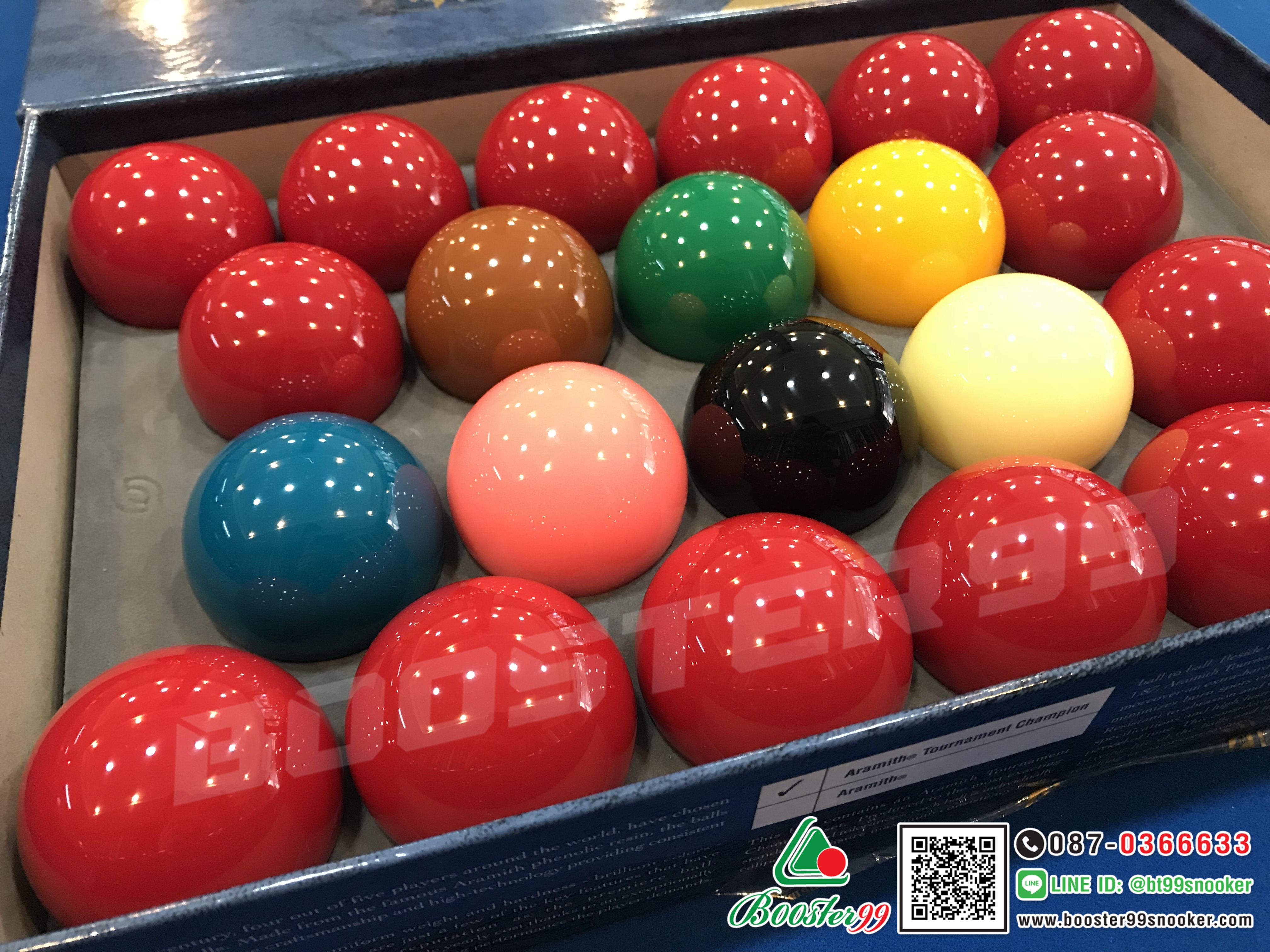 ลูกสนุกเกอร์ อารามิกซูปเปอร์ Aramith 15 แดง