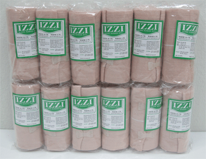 ผ้าพันเคล็ด ยีห้อ IZZI แพ็คละ 12 ม้วน