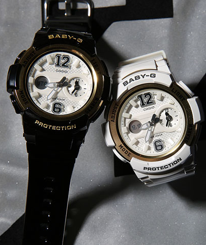 CASIO BABY-G นาฬิกาข้อมือ นาฬิกากันน้ำ นาฬิกาของแท้ ประกันศูนย์ CMG 1 ปี รุ่น BGA-210GGB-7B นาฬิกาสีขาว