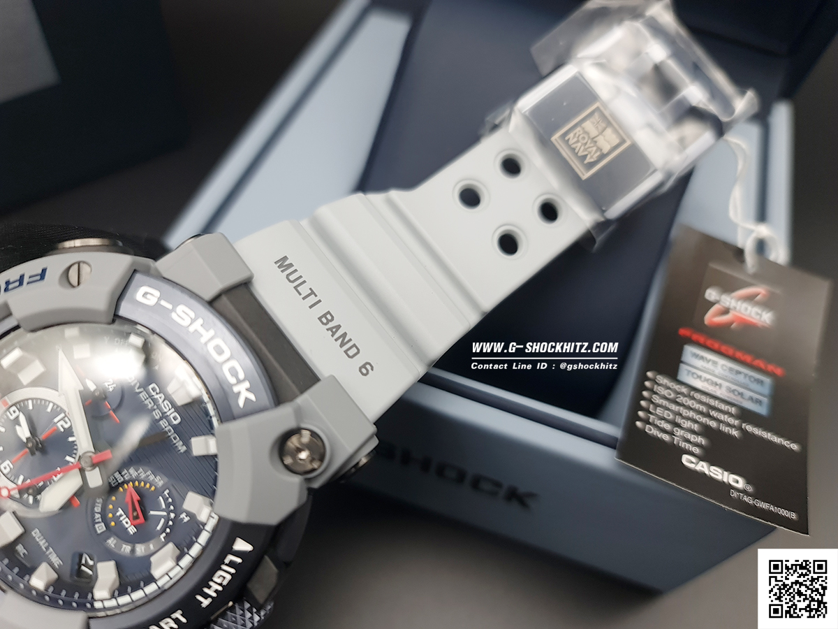 CASIO G-SHOCK นาฬิกาข้อมือ นาฬิกากันน้ำ นาฬิกาของแท้ ประกันศูนย์ CMG 1 ปี รุ่น GWF-A1000RN-8A นาฬิกาสีเทา