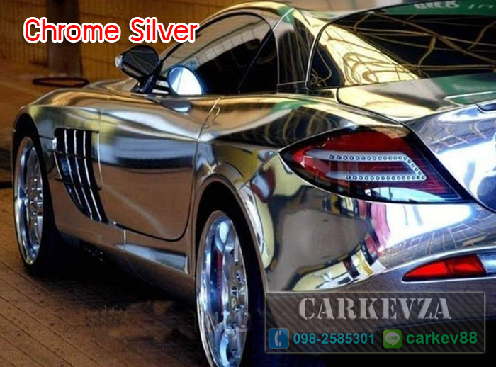 สติ๊กเกอร์ Mirror Chrome-Silver ยืดหยุ่นสูง