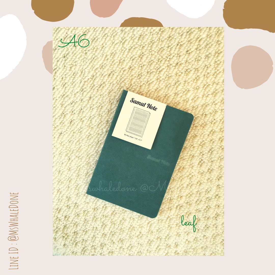 (ซื้อ4แถม1คละได้) ฟรี! แพคพร้อมแจกเทศกาลต่างๆ สมุดปกนุ่มละมุนA6 มีเส้น มี8สีพื้นคลาสสิคให้เลือก กระดาษไส้ในถนอมสายตา