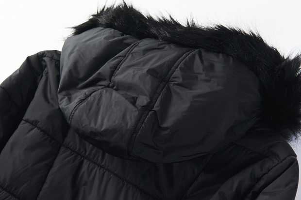 เสื้อโค้ท เสื้อกันหนาว ฮู้ด บุนวมอุ่น เนื้อผ้าสังเคราะห์ MARK NEW YORK (Padded puffer coat) ขาว