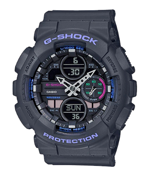 CASIO G-SHOCK นาฬิกาข้อมือ นาฬิกากันน้ำ นาฬิกาของแท้ ประกันศูนย์ CMG 1 ปี รุ่น GMA-S140-8A นาฬิกาสีเทา