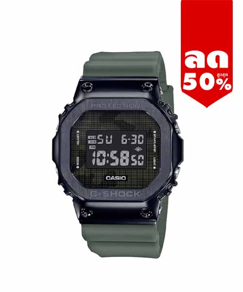 CASIO G-SHOCK นาฬิกาข้อมือ นาฬิกากันน้ำ นาฬิกาของแท้ ประกันศูนย์ CMG 1 ปี รุ่น GM-5600B-3 นาฬิกาสีเขียว