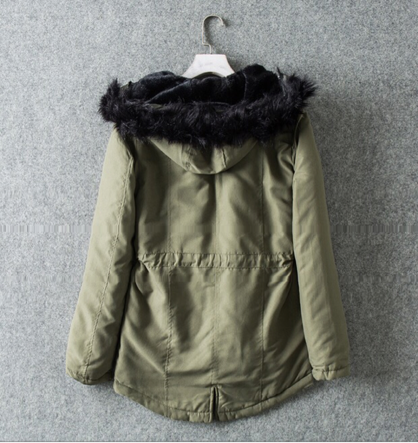 New look เสื้อโค้ท ฮูท เสื้อกันหนาวparka สีเขียว แบรนด์NEW LOOK แต่งเฟอร์ บุนวมอุ่น งานสวย แนวมากคะ สำเนา สำเนา เขียว