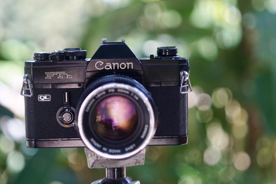 Canon FTB QL Canon Lens FD 50mm. f1.4 silver nose