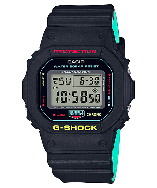 CASIO G-SHOCK นาฬิกาข้อมือ นาฬิกากันน้ำ นาฬิกาของแท้ ประกันศูนย์ CMG 1 ปี รุ่น DW-5600CMB-1D นาฬิกาสีดำ