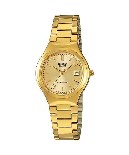 CASIO นาฬิกาคาสิโอ นาฬิกาข้อมือ นาฬิกากันน้ำ นาฬิกาของแท้ ประกันศูนย์ CMG 1 ปี รุ่น LTP-1170N-9A นาฬิกาสีทอง