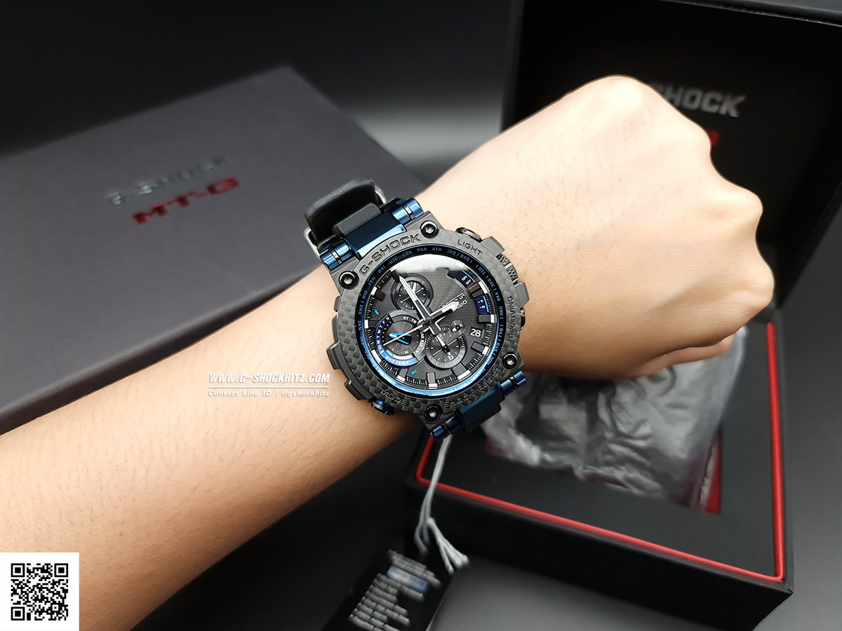 CASIO G-SHOCK นาฬิกาข้อมือ นาฬิกากันน้ำ นาฬิกาของแท้ ประกันศูนย์ CMG 1 ปี รุ่น MTG-B1000XB-1A นาฬิกาสีดำ