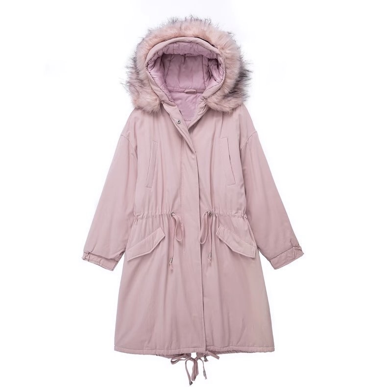 เสื้อโค้ทฮูท BERSHKAกันหนาว Parka สีชมพูอ่อน แต่งขนเฟอร์ ซับขนอุ่นด้านใน (เฟอร์ & ขนอุ่นด้านใน ถอดได้คะ) ดลบได้เลยคะ Size XS/S/M/ L/XL/XXL เขียว