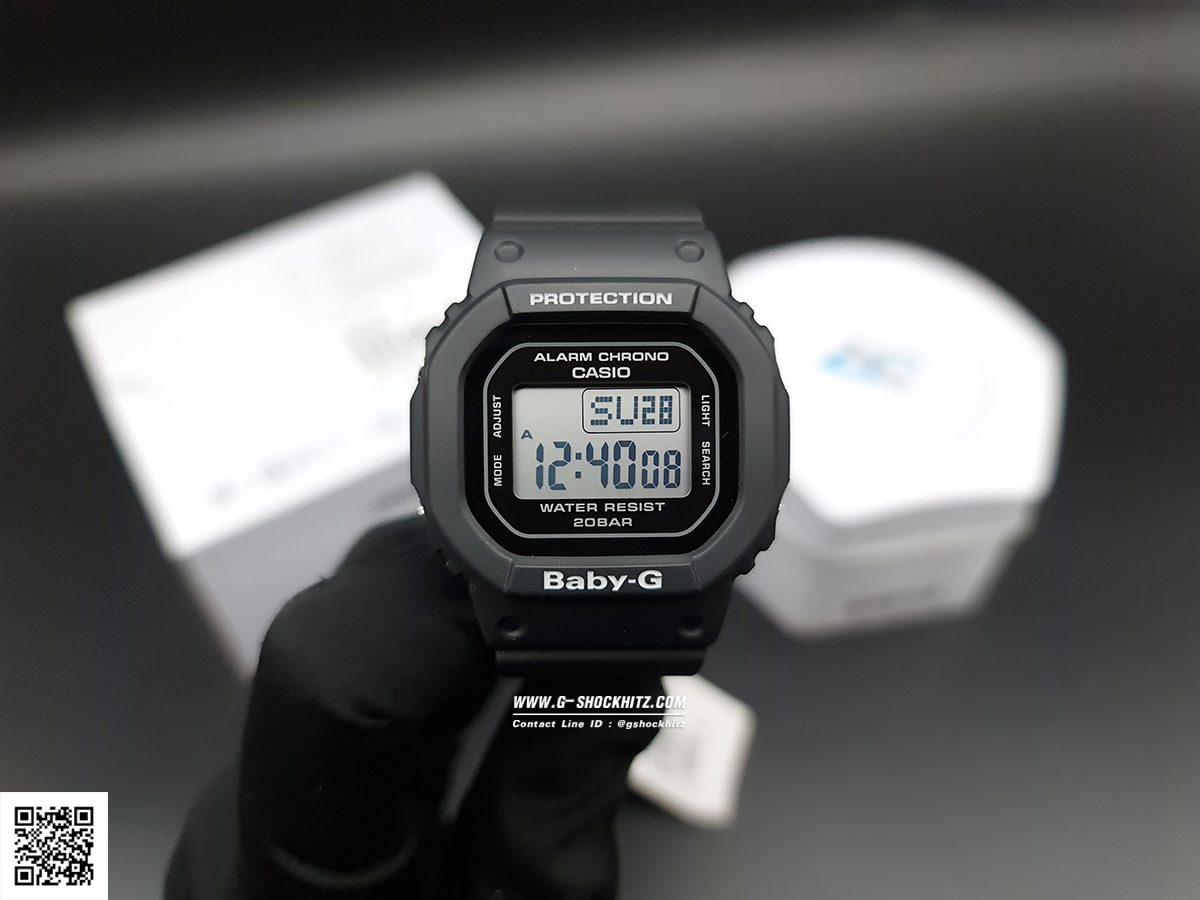 CASIO BABY-G นาฬิกาข้อมือ นาฬิกากันน้ำ นาฬิกาของแท้ ประกันศูนย์ CMG 1 ปี รุ่น BGD-560-1 นาฬิกาสีดำ