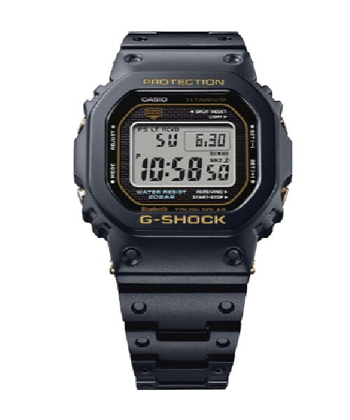 CASIO G-SHOCK นาฬิกาข้อมือ นาฬิกากันน้ำ นาฬิกาของแท้ ประกันศูนย์ CMG 1 ปี รุ่น GMW-B5000TB-1D นาฬิกาสีดำ