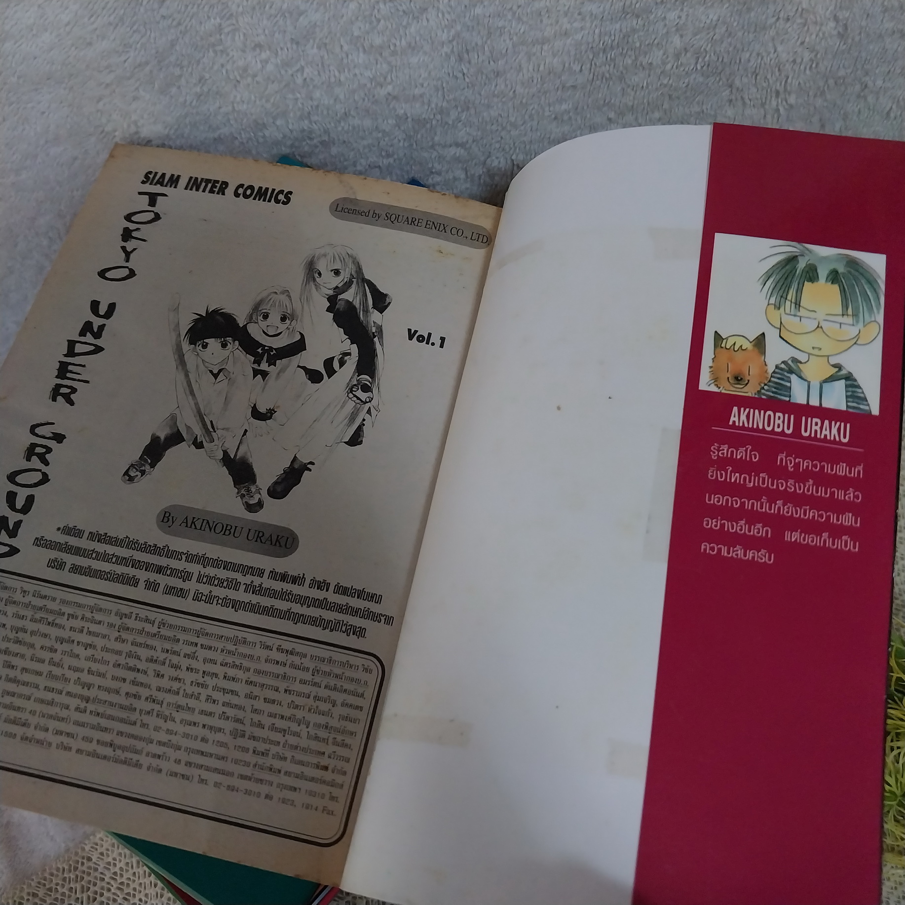 Tokyo Underground 1-12 ไม่จบ / * ขาดเล่ม 13,14