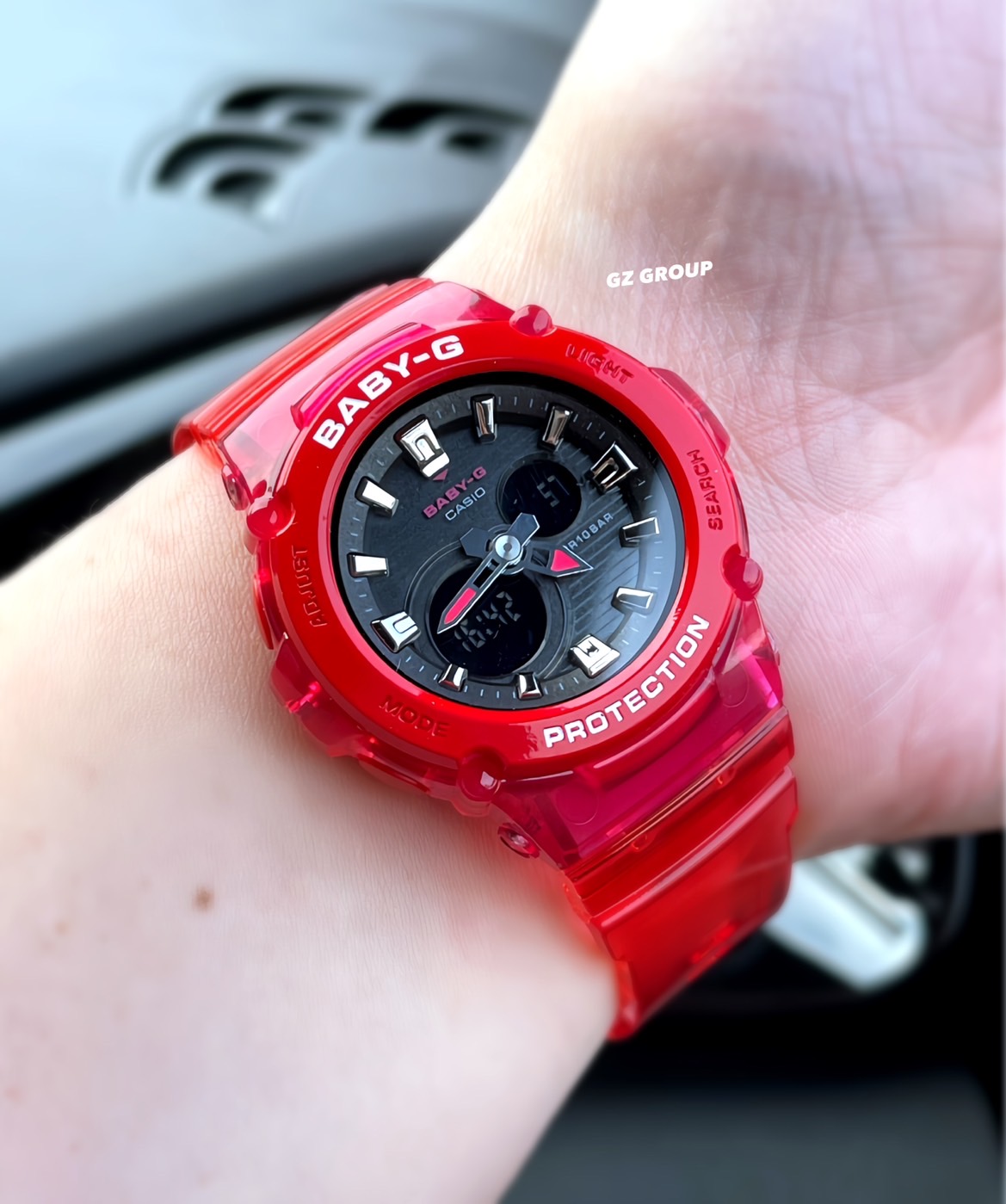 CASIO BABY-G นาฬิกาข้อมือ นาฬิกากันน้ำ นาฬิกาของแท้ ประกันศูนย์ CMG 1 ปี รุ่น BGA-270S-4A นาฬิกาสีชมพู