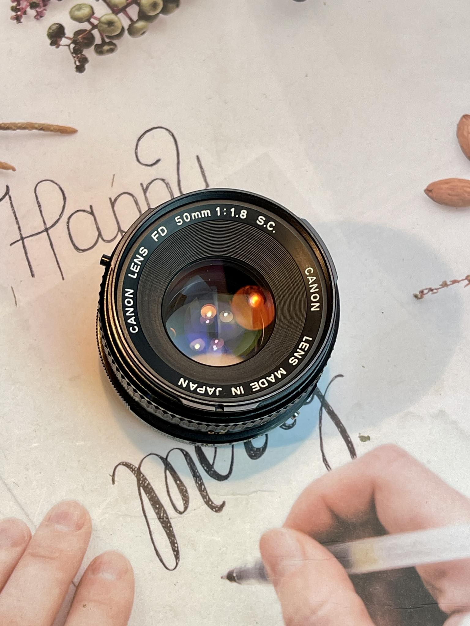 CANON LENS FD 50MM.F1.8 S.C FD MOUNT
