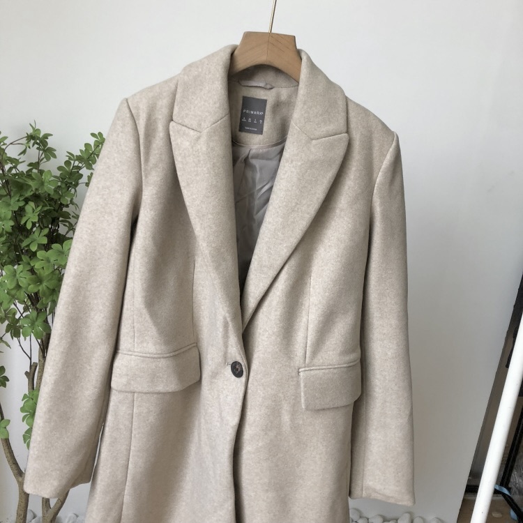 เสื้อโค้ทวูล Trench coat เสื้อโค้ทเฟอร์ โค้ทสักหลาดสีเบจ แบรนด์ Primark สำเนา สำเนา สำเนา สำเนา สำเนา สำเนา