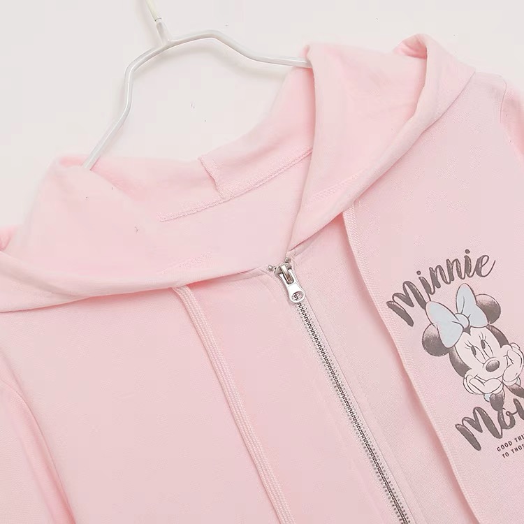 เสื้อวอร์ม สเวตเตอร์ Disney เสื้อมินนี่ minnie แขนยาว สีเทา ลายการ์ตูน MINNIEงานสวย มากคะ สำเนา สำเนา เทา