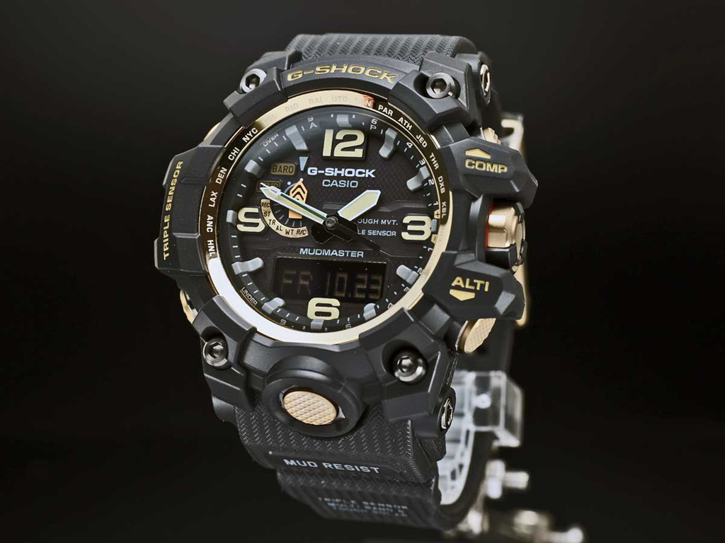 CASIO G-SHOCK นาฬิกาข้อมือ นาฬิกากันน้ำ นาฬิกาของแท้ ประกันศูนย์ CMG 1 ปี รุ่น GWG-1000GB-1 นาฬิกาสีดำ