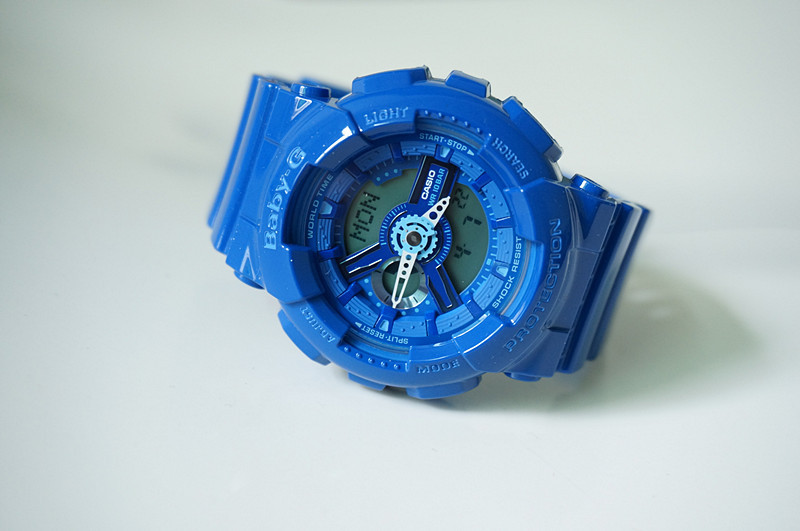 CASIO BABY-G นาฬิกาข้อมือ นาฬิกากันน้ำ นาฬิกาของแท้ ประกันศูนย์ CMG 1 ปี รุ่น BA-110BC-2A นาฬิกาสีน้ำเงิน