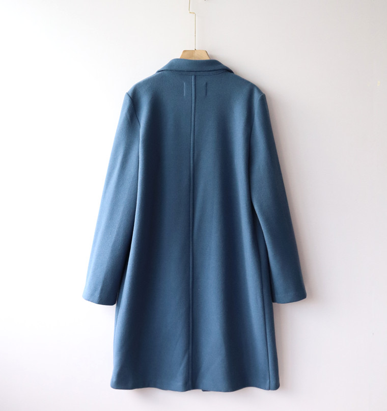 เสื้อโค้ท เสื้อโค้ทกันหนาว โค้ทวูล tailored knot coat สีเบจ แบรนด์ STRADIVARIUS สำเนา