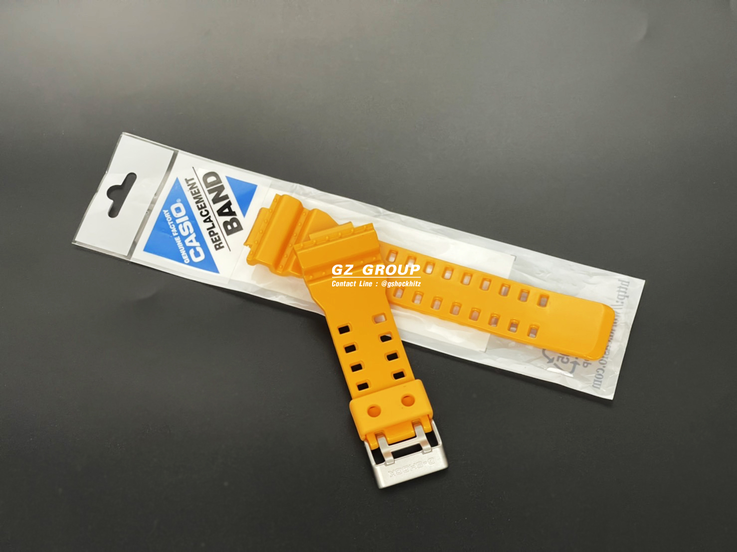 CASIO GENUINE FACTORY CASIO REPLACEMENT อะไหล่นาฬิกา G-SHOCK พร้อมส่ง รุ่น GA-100A-9 กรอบสายสีเหลือง