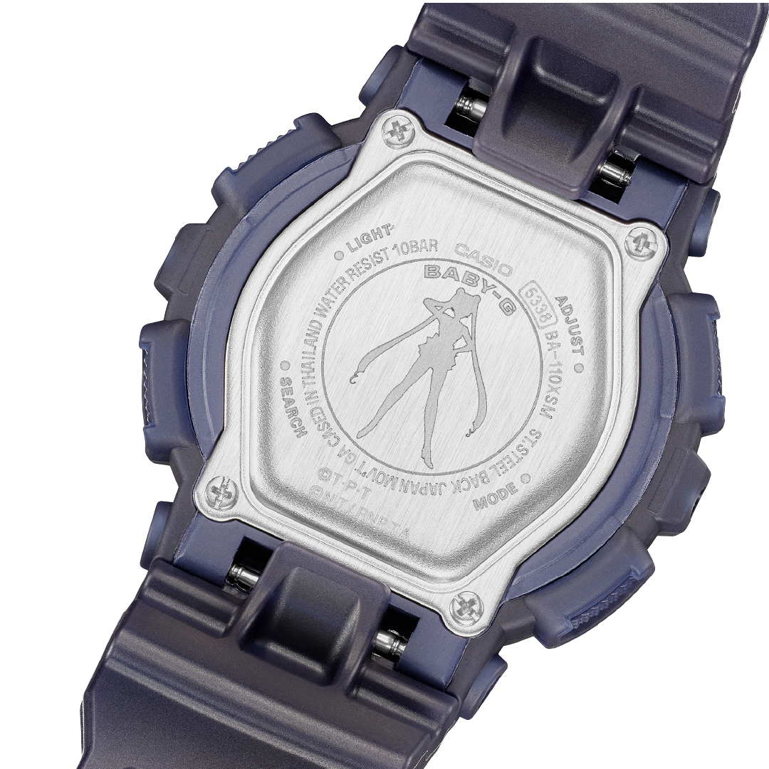 CASIO BABY-G นาฬิกาข้อมือ นาฬิกากันน้ำ นาฬิกาของแท้ ประกันศูนย์ CMG 1 ปี รุ่น BA-110XSM-2A นาฬิกาสีน้ำเงิน