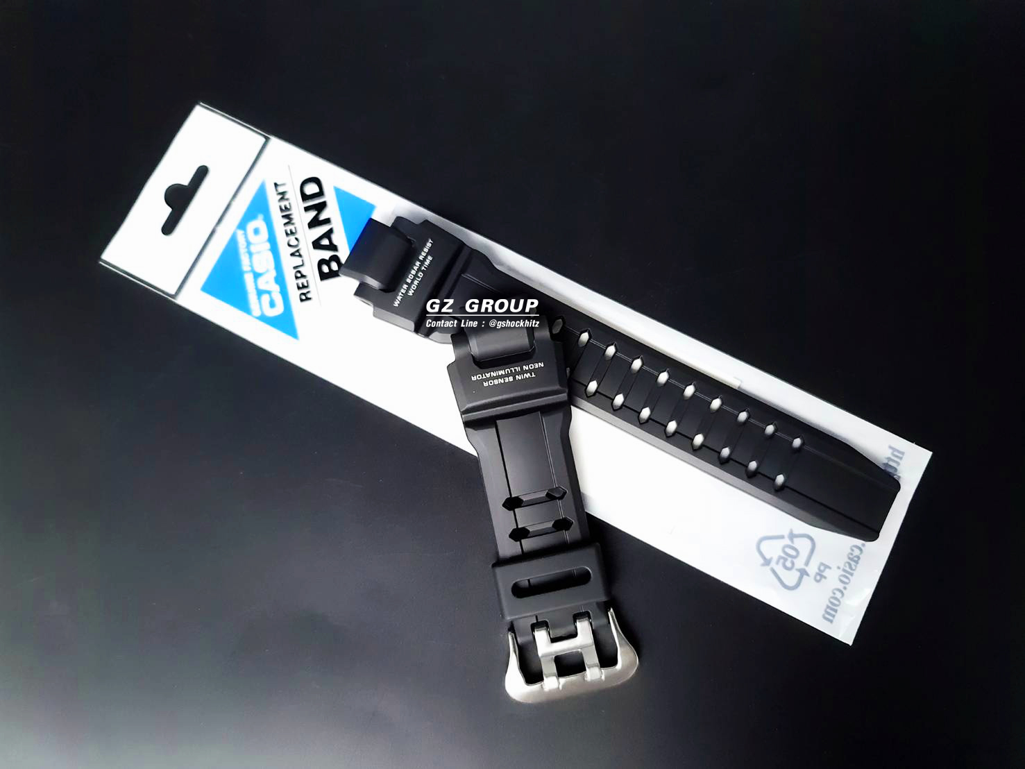 CASIO GENUINE FACTORY CASIO REPLACEMENT อะไหล่นาฬิกา G-SHOCK รุ่น GA-1000-1B สีดำ