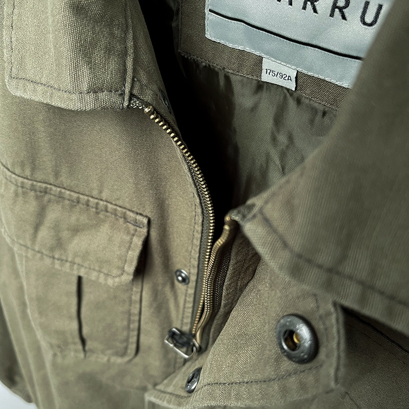 Cegarru เสื้อทหาร เสื้อนอกเขียวทหาร เสื้อนอกแนวทหาร แพทเทินสวย เท่ห์มาก คะ สำเนา เขียว