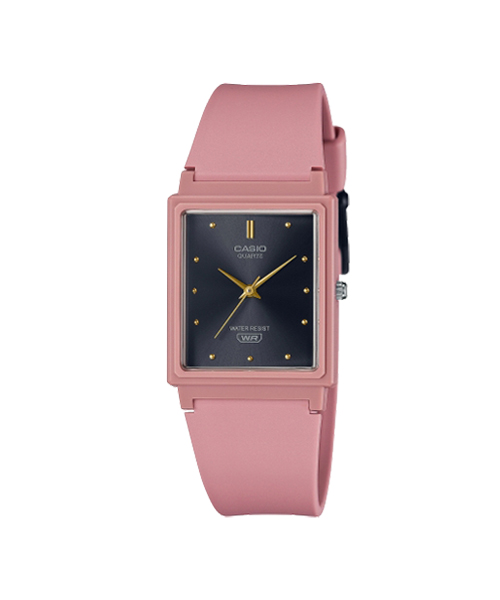CASIO นาฬิกาคาสิโอ นาฬิกาข้อมือ นาฬิกากันน้ำ นาฬิกาของแท้ ประกันศูนย์ CMG 1 ปี รุ่น MQ-38UC-4A นาฬิกาสีชมพู