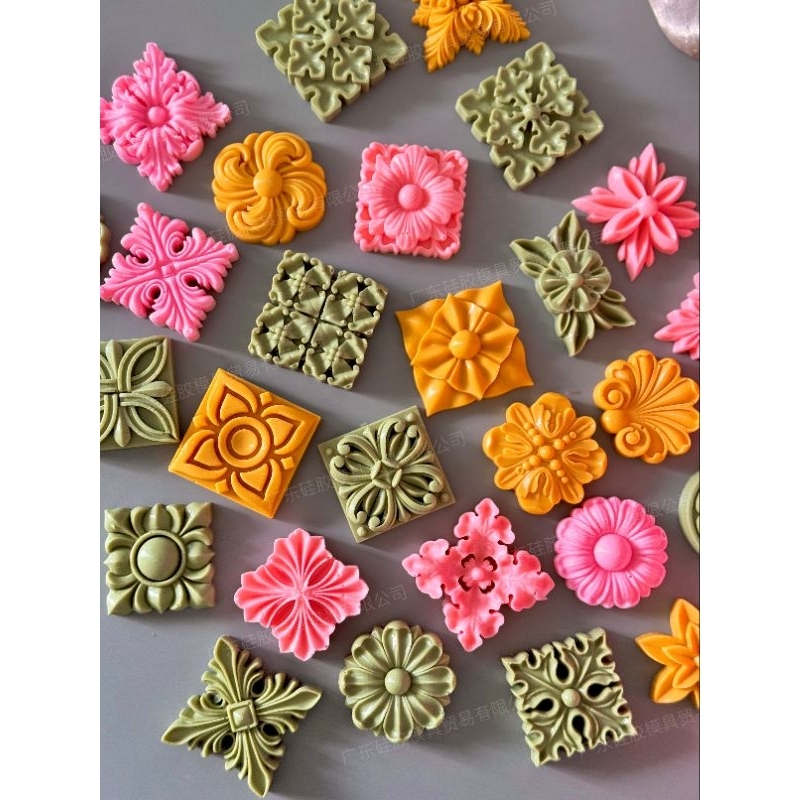 ใหม่!!พิมพ์ซิลิโคน ลายวิจิตร สวยมากๆ(เลือกแบบ)