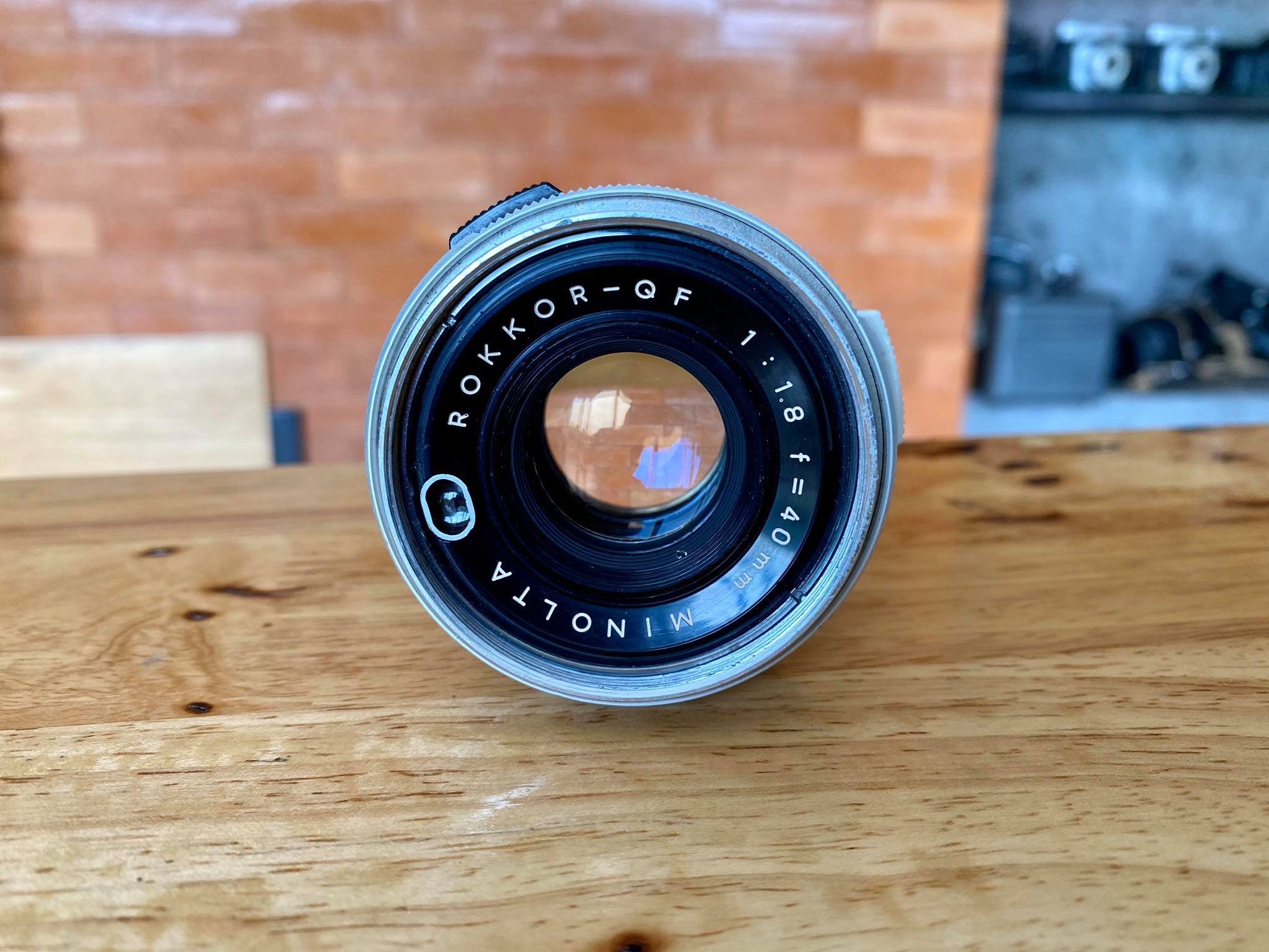 MINOLTA ROKKOR-QF 40MM.F1.8 MODIFLY M4/3 MOUNT