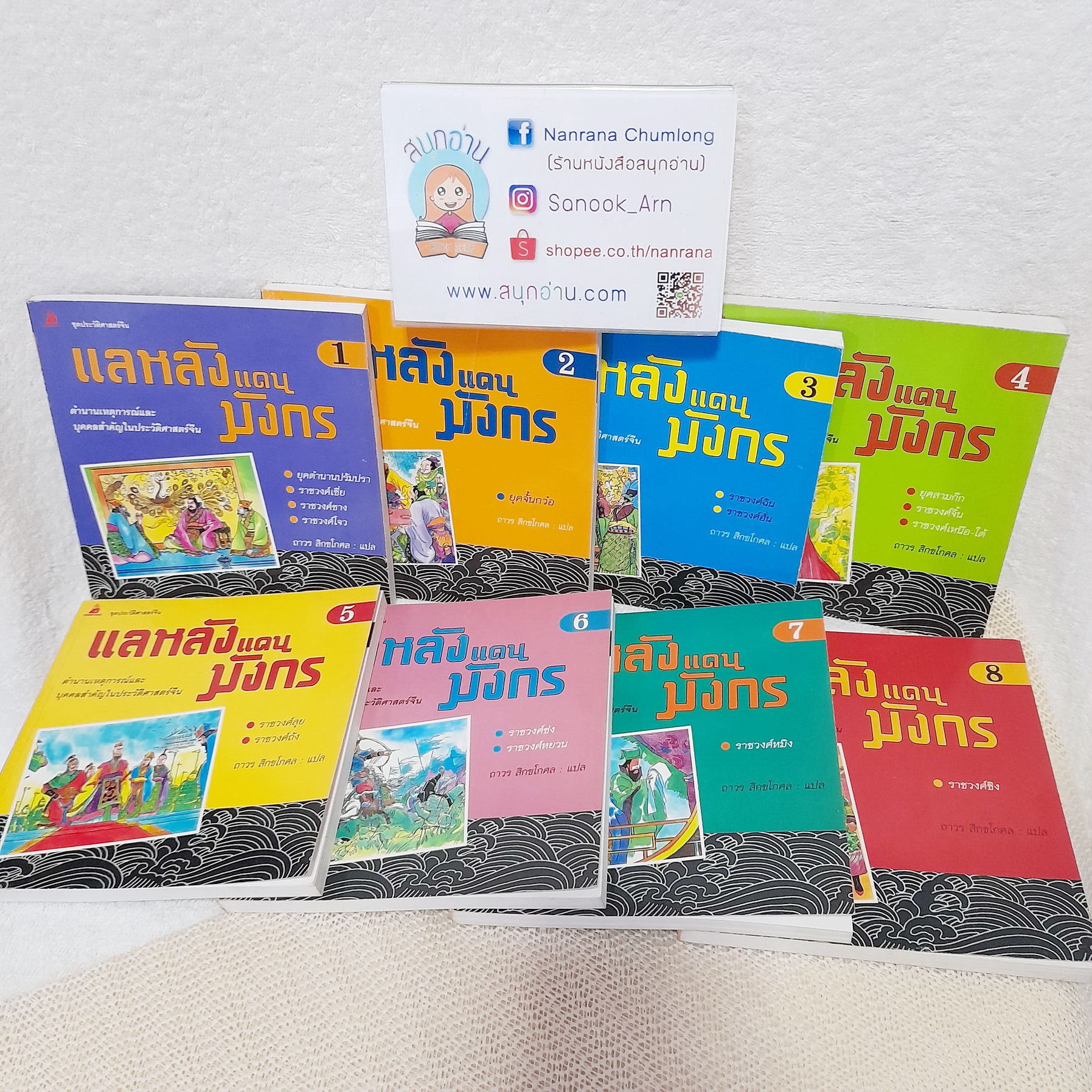 แลหลังแดนมังกร 1-8 (ครบชุด) / ถาวร สิกขโกศล