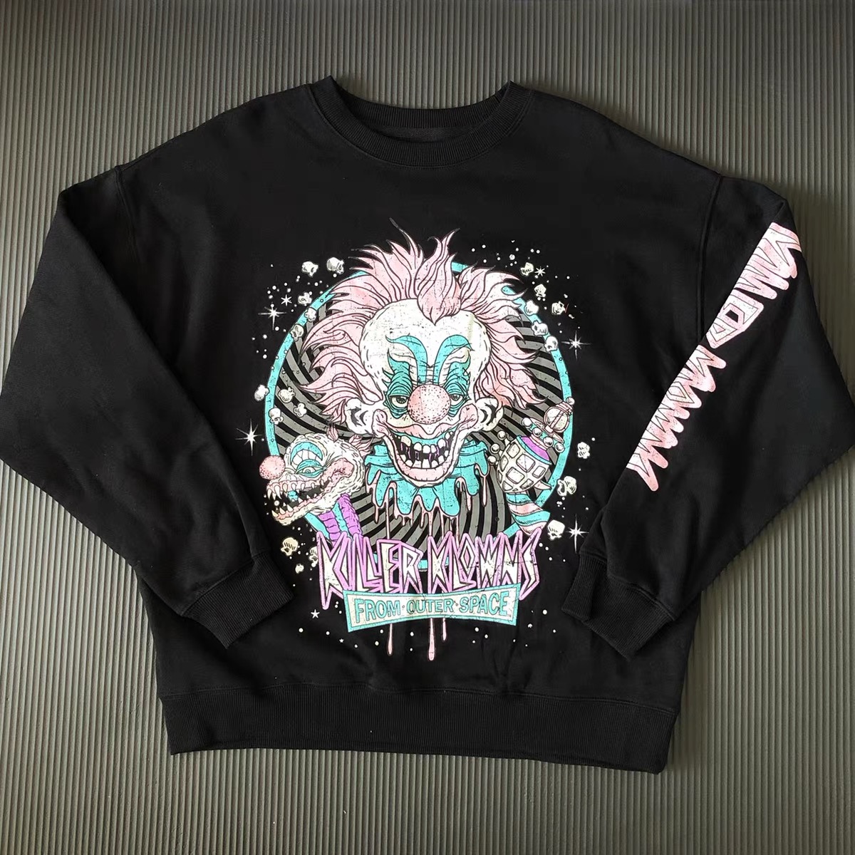 เสื้อฮู้ด วอร์ม สเวตเตอร์ เสื้อเกมส์ KILLER KLOWNS Sweatshirt Killer Klowns ดำ