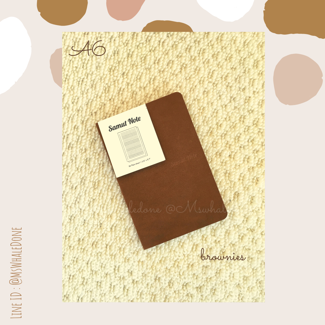 (ซื้อ4แถม1คละได้) ฟรี! แพคพร้อมแจกเทศกาลต่างๆ สมุดปกนุ่มละมุนA6 มีเส้น มี8สีพื้นคลาสสิคให้เลือก กระดาษไส้ในถนอมสายตา