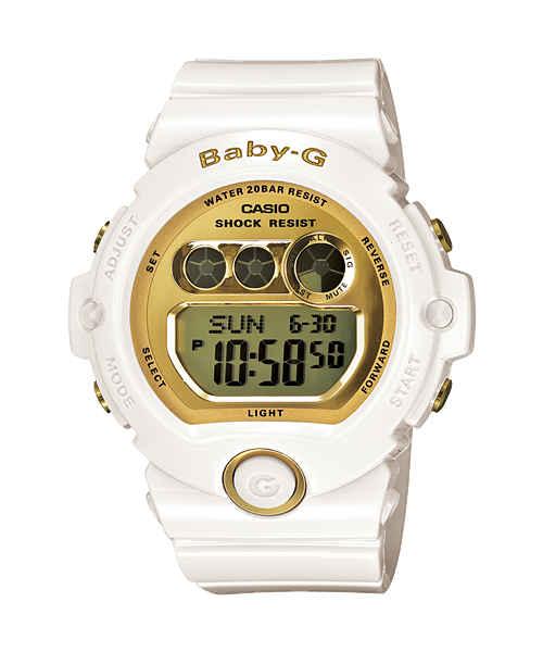CASIO BABY-G นาฬิกาข้อมือ นาฬิกากันน้ำ นาฬิกาของแท้ ประกันศูนย์ CMG 1 ปี รุ่น BG-6901-7D นาฬิกาสีขาว