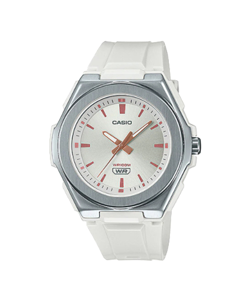 CASIO นาฬิกาคาสิโอ นาฬิกาข้อมือ นาฬิกากันน้ำ นาฬิกาของแท้ ประกันศูนย์ CMG 1 ปี รุ่น LWA-300H-7E นาฬิกาสีขาว
